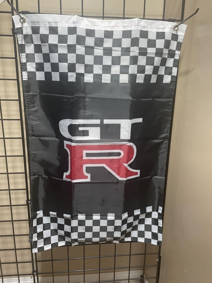 Nissan GTR Flag - Approx. 60cm x 90cm (2ft x 3 ft) - 003