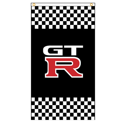 Nissan GTR Flag - Approx. 60cm x 90cm (2ft x 3 ft) - 003