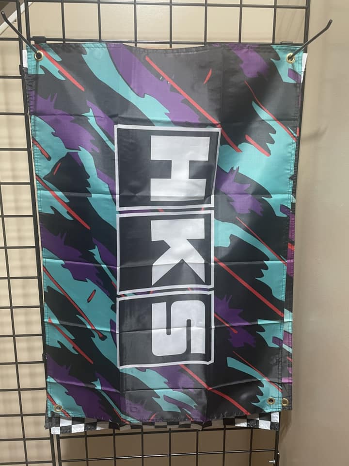 HKS Flag - Approx. 60cm x 90cm (2ft x 3 ft) - 004