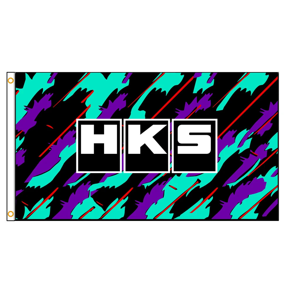 HKS Flag - Approx. 60cm x 90cm (2ft x 3 ft) - 004