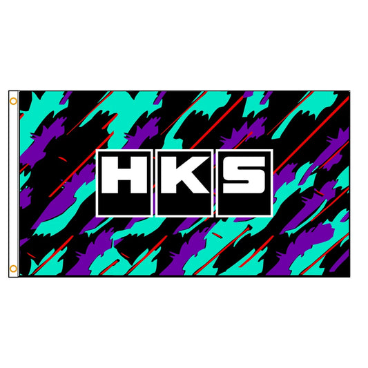 HKS Flag - Approx. 60cm x 90cm (2ft x 3 ft) - 004