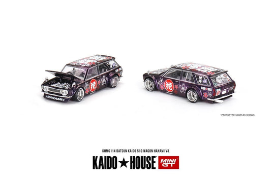 Kaido House x Mini GT 1:64 DATSUN 510 WAGON HANAMI V3 (magic purple) KHMG114