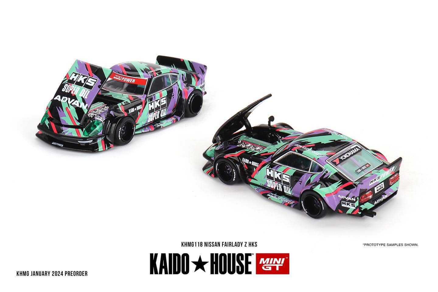 Kaido House X MINI GT - KHMG118 NISSAN FAIRLADY Z HKS