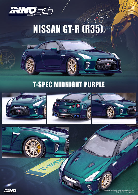 NISSAN GT-R (R35) T-SPEC Midnight Purple - INNO64