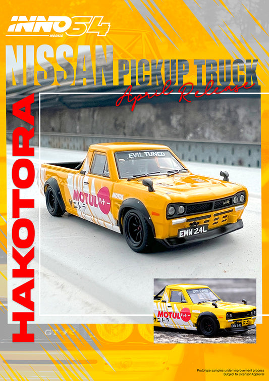 NISSAN HAKOTORA PICK UP TRUCK "MOTUL" Livery - INNO64