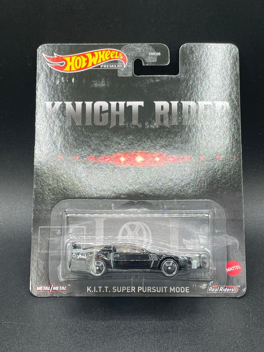 Hot Wheels KNIGHT RIDER K.I.T.T SUPER PURSUIT MODE -  RETRO ENTERTAINMENT REAL RIDERS