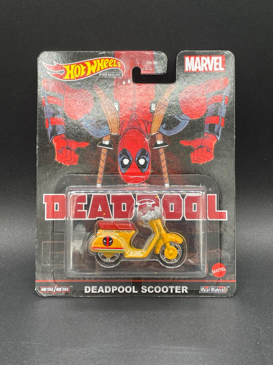 Hot Wheels Premium Pop Culture MARVEL - DEADPOOL SCOOTER