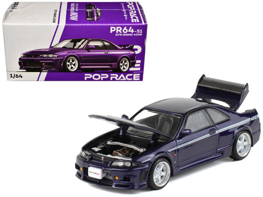 POP RACE Nissan GT-R NISMO 400R Midnight Purple - Pop Race 1:64 - PR640051