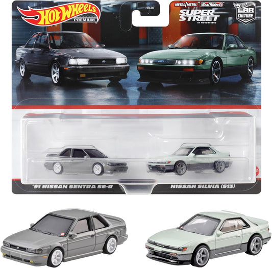 HOT WHEELS 2024 TARGET EXCLUSIVE 2 PACK  '91 Nissan Sentra SE-R/Nissan Silvia (S13)