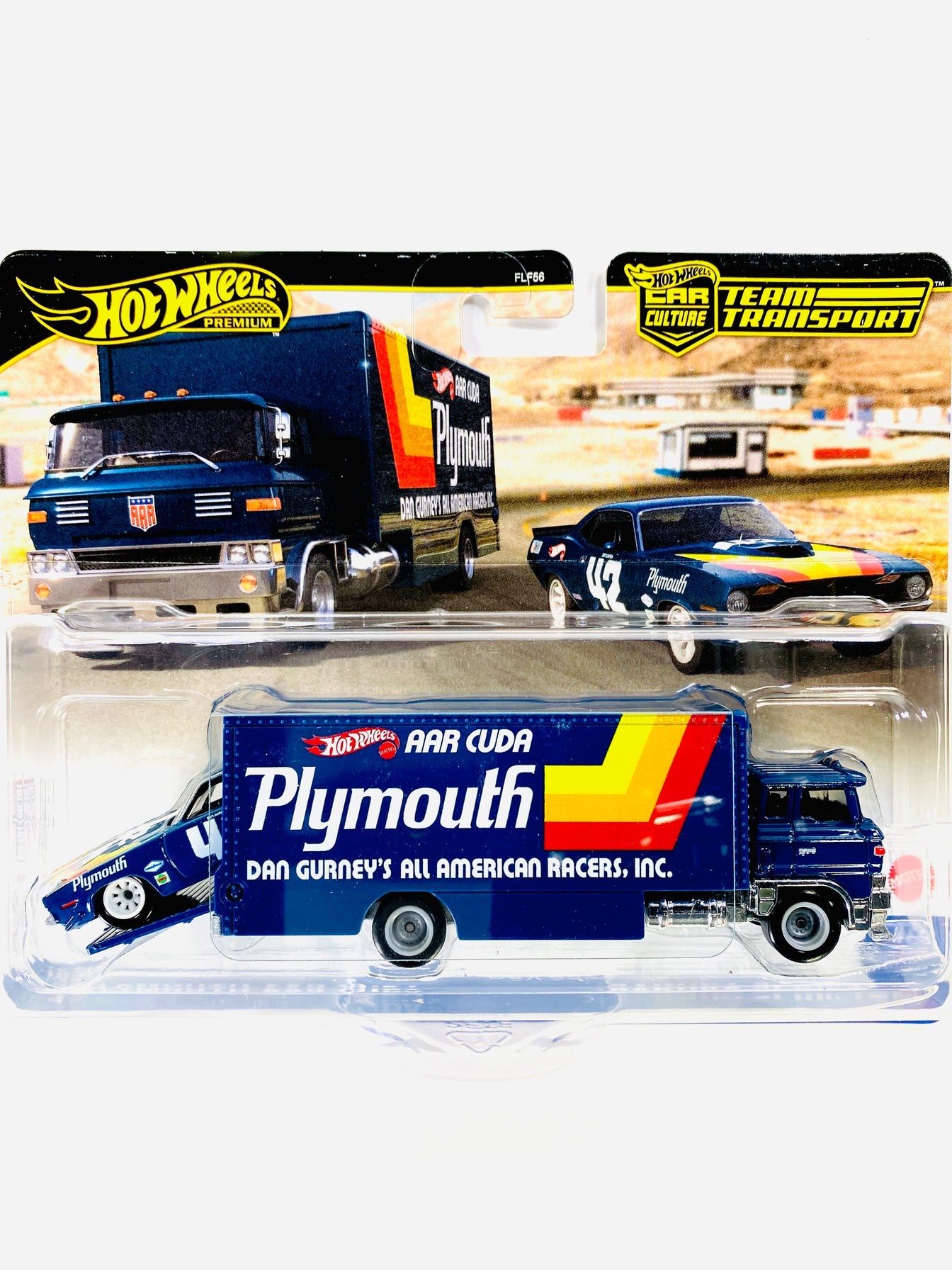 Hot Wheels 2024 Team Transport Case A '70 Plymouth AAR Cuda & Sakura Sprinter #63