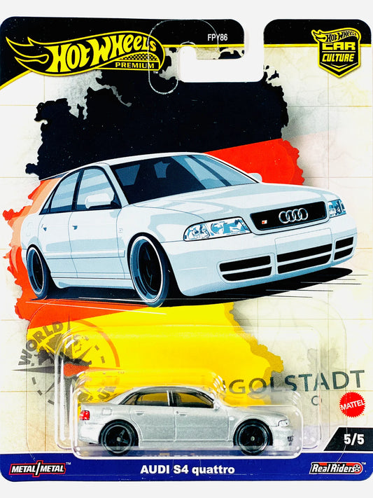 Hot Wheels 2024 World Tour Case A Audi S4 Quattro - Damaged/ Creased Card (Copy) (Copy)