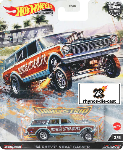 HOT WHEELS 2022 CAR CULTURE DRAG STRIP DEMONS SET OF 5 - DAMAGED CARDS