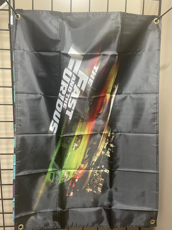 Fast and Furious Flag - Approx. 60cm x 90cm (2ft x 3 ft) - 009