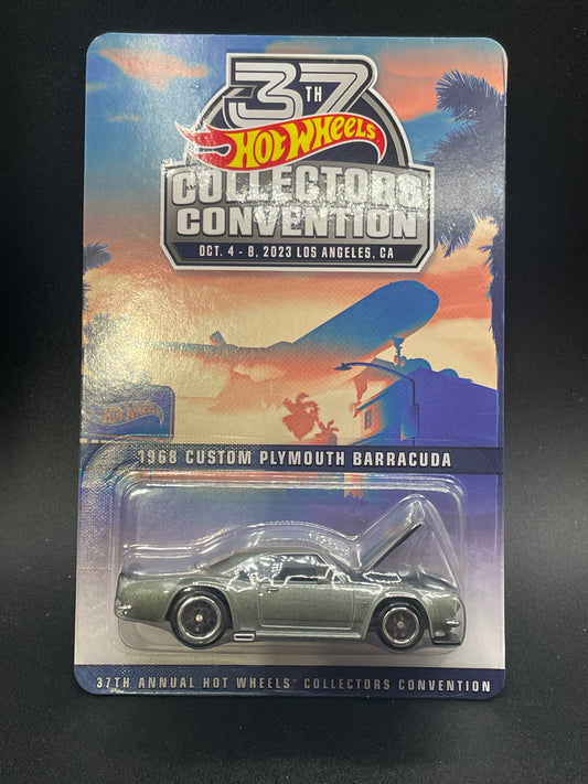 Hot Wheels 37th LA Convention 2023 - 1968 CUSTOM PLYMOUTH BARRACUDA - 4000 Made - DINNER CAR