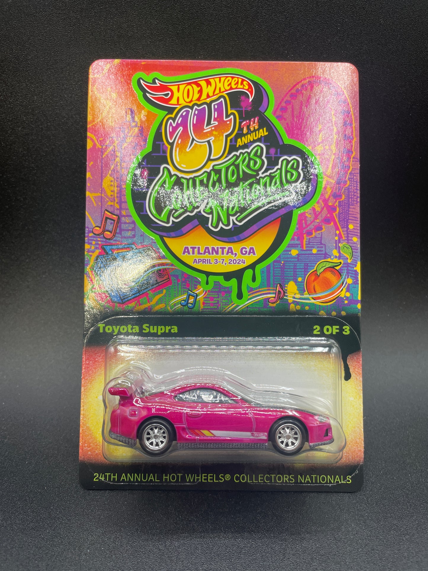 Hot Wheels 24th COLLECTIONS NATIONALS ATLANTA - TOYOTA SUPRA - 6200 MADE