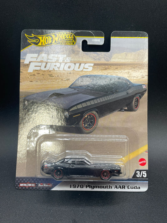 Hot Wheels Fast and Furious - 1970 Plymouth AAR CUDA - Fast Stars