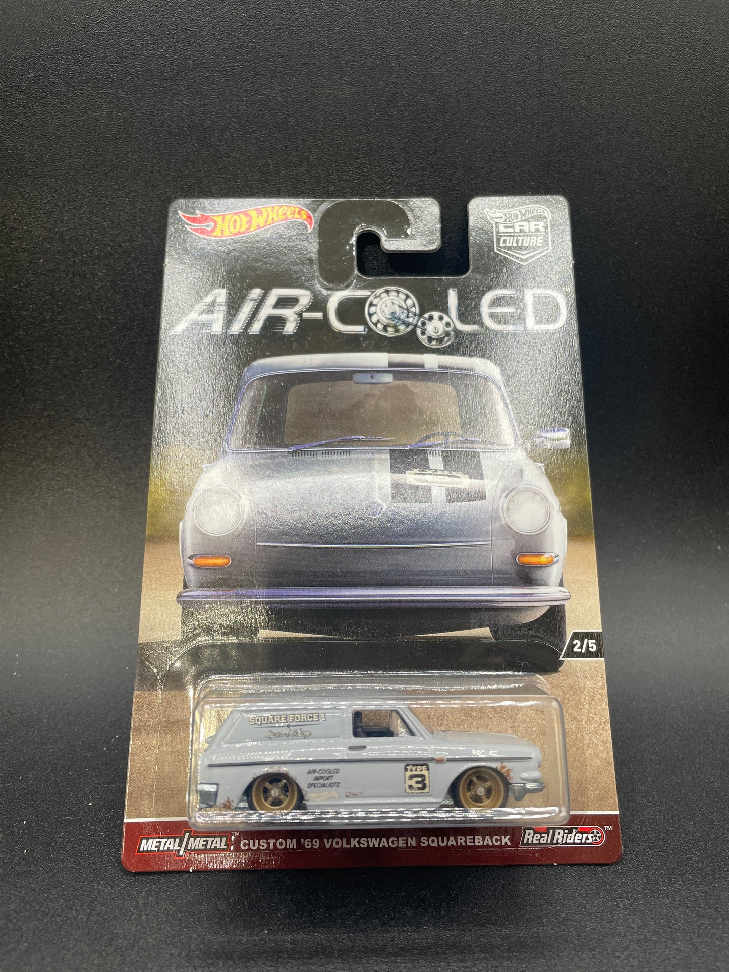 Hot Wheels CAR CULTURE  - AIR COOLED - CUSTOM 69 VW VOLKSWAGEN SQUAREBACK