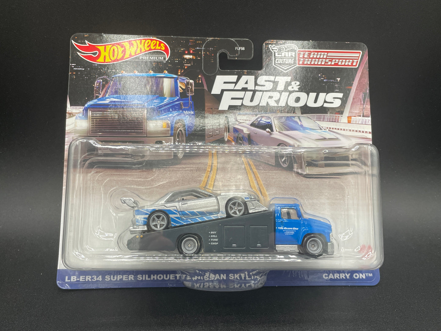 Hot Wheels Premium Car Culture Team Transport FAST AND FURIOUS - R34 Skyline