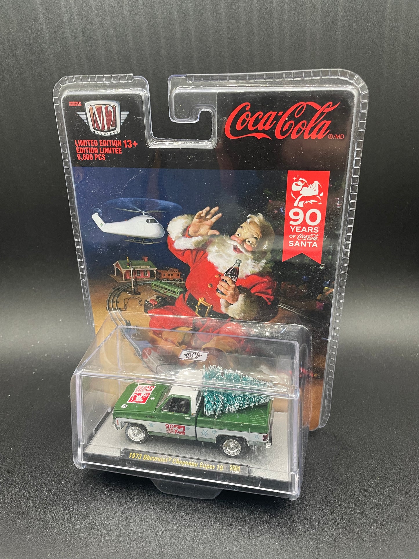 1973 Chevrolet Cheyenne Super 10 Coca Cola M2 Machines - Slight dent on package