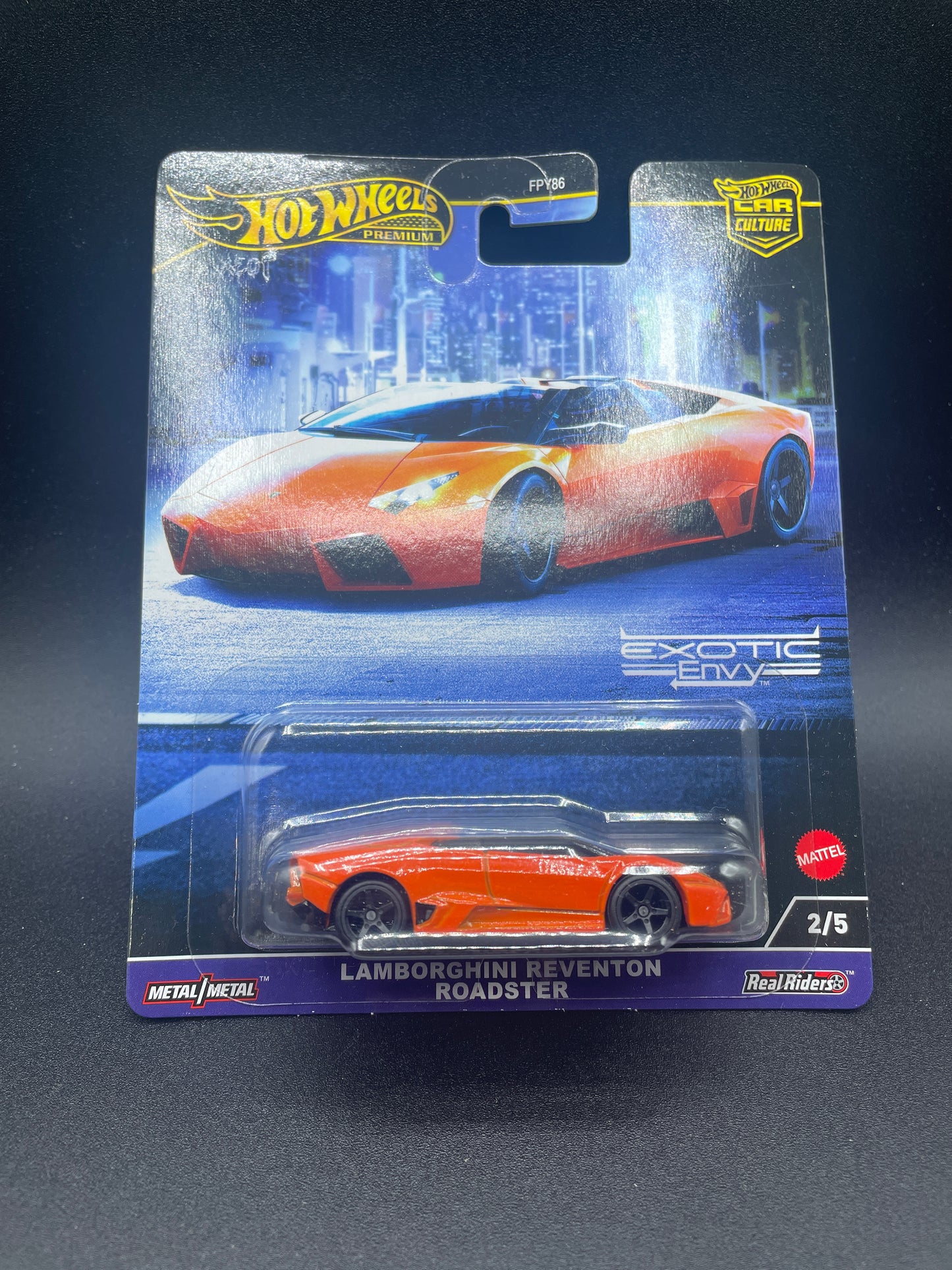 HOT WHEELS 2024 1:64 CAR CULTURE 2024 EXOTIC ENVY - LAMBORGHINI REVENTON ROADSTER