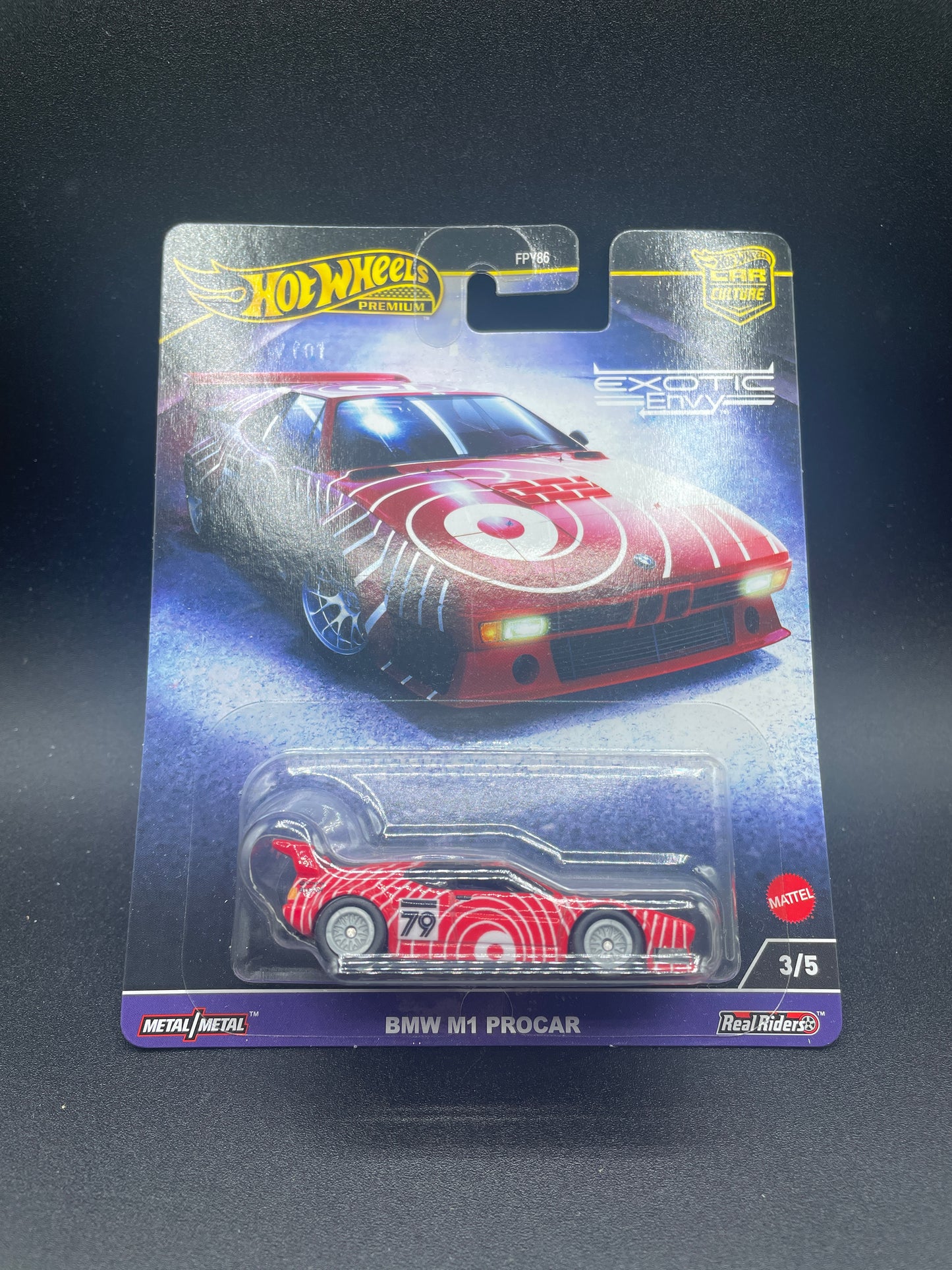 HOT WHEELS 2024 1:64 CAR CULTURE 2024 EXOTIC ENVY - BMW M1 PROCAR