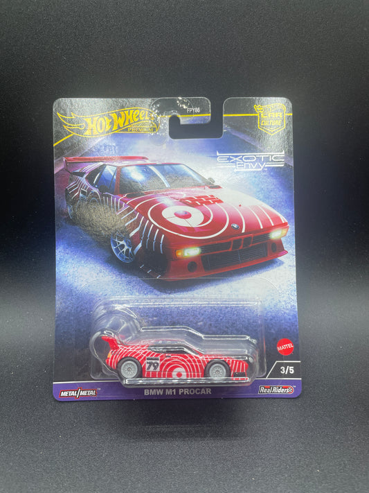 Hot Wheels Premium - BMW M1 PROCAR - CAR CULTURE EXOTIC ENVY