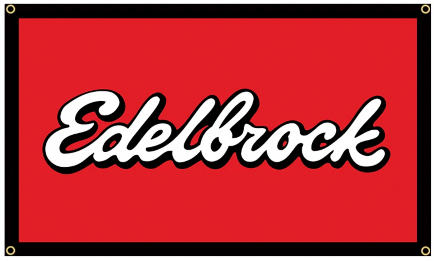 Edelbrock Flag - Approx. 60cm x 90cm (2ft x 3 ft) - 006