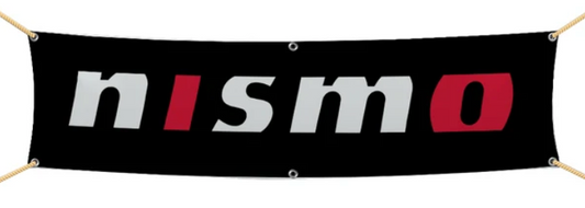 NISMO Logo Banner - Approx. 45cm x 180cm (1.5ft x 6 ft) - B-008