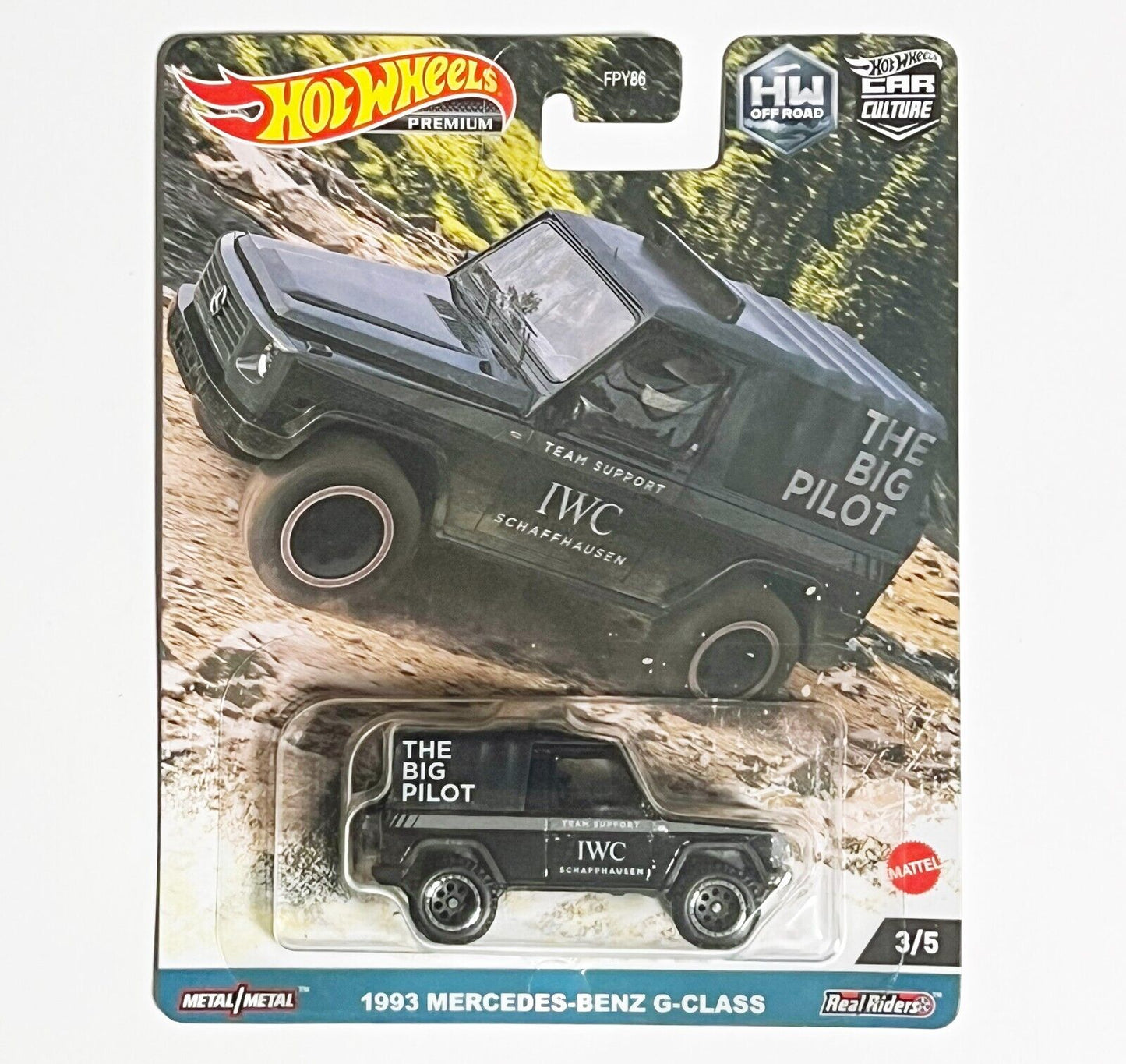 Hot Wheels Premium 1993 Mercedes- Benz G CLASS- DAMAGED CARD