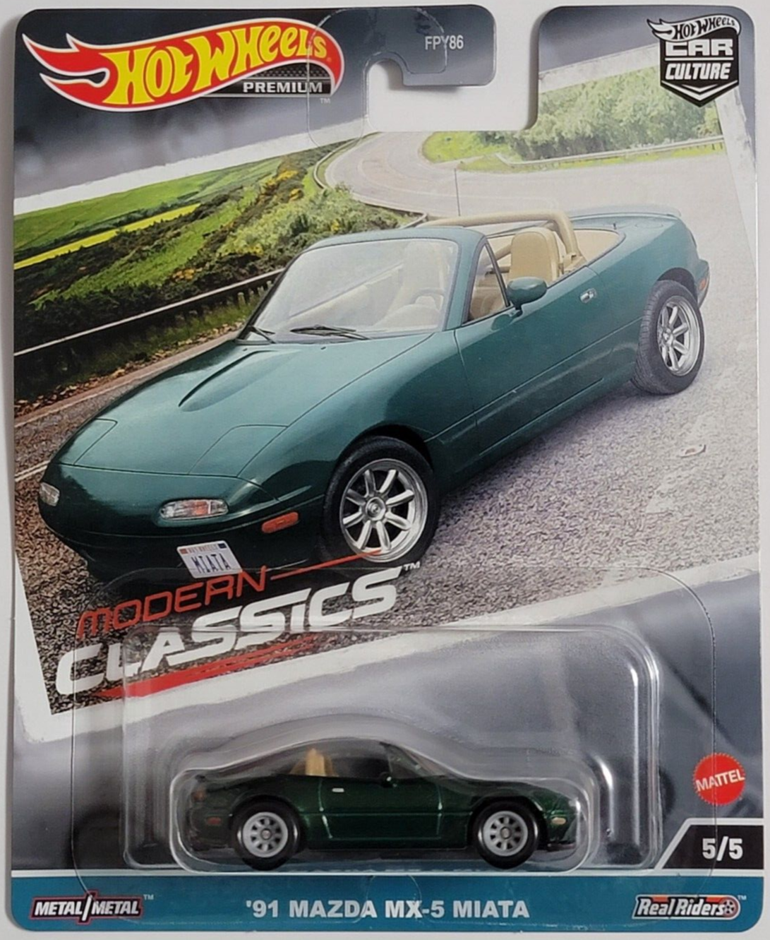 Hot Wheels - MODERN CLASSICS - 91 MAZDA MIATA - Car Culture