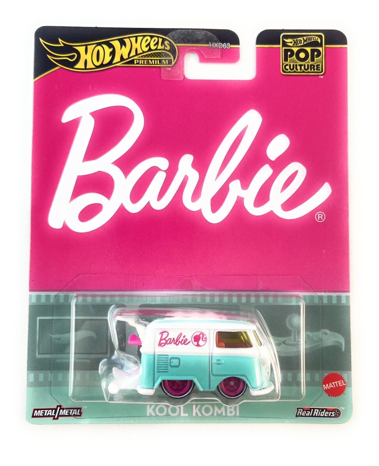 Hot Wheels 2024 Pop Culture Premium "Barbie" Kool Kombi - DAMAGE TO CARD