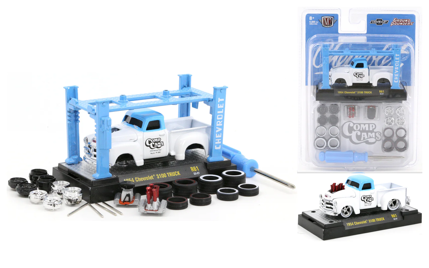 M2 Machines 1:64 Model-Kit 1954 CHEVROLET 3100 TRUCK COMP CAMS