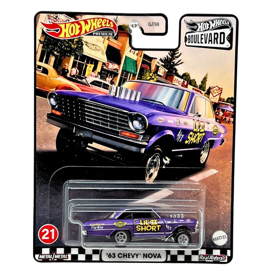 Hot Wheels Premium - BOULEVARD - 63 CHEVY NOVA LIL II SHORT