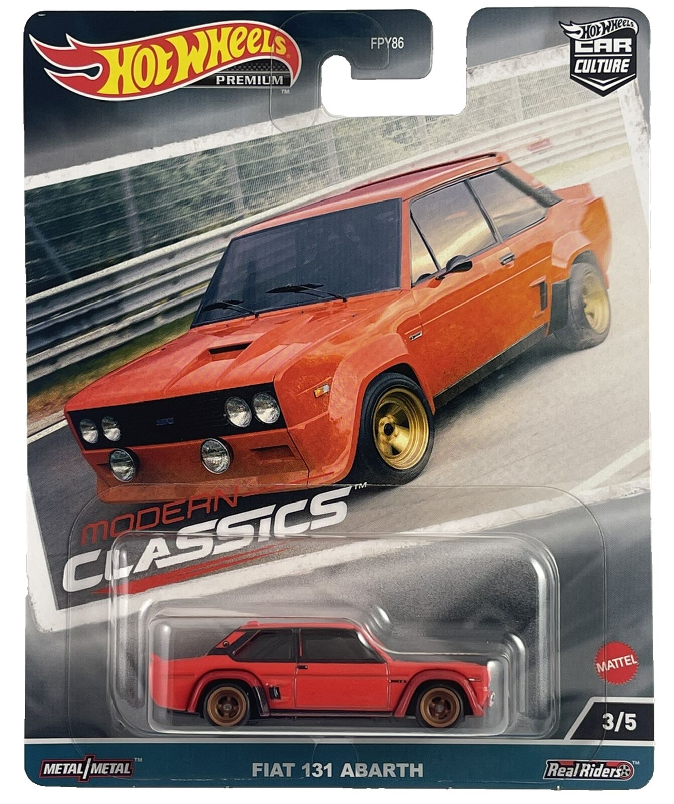 Hot Wheels Premium - MODERN CLASSICS - FIAT 131 ABARTH  - CAR CULTURE