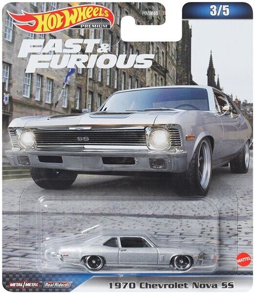 Hot Wheels FAST AND FURIOUS - 1970 CHEVROLET NOVA SS - PREMIUM