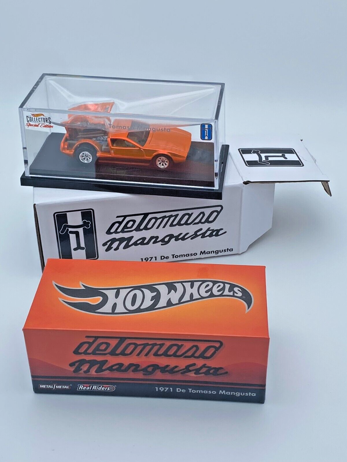 2021 Hot Wheels RLC Exclusive 71 DE TOMASO MANGUSTA Orange #xxxxx/20000 - New