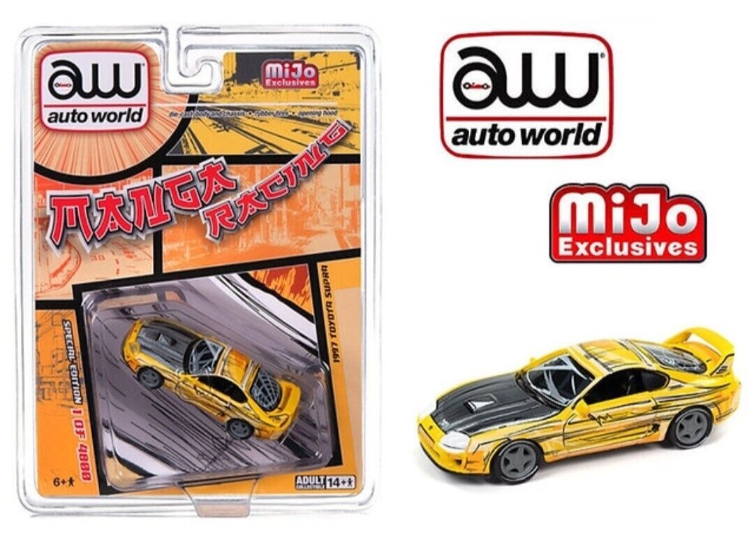 Auto World 1:64 1997 Toyota Supra Manga Art MiJo Exclusive