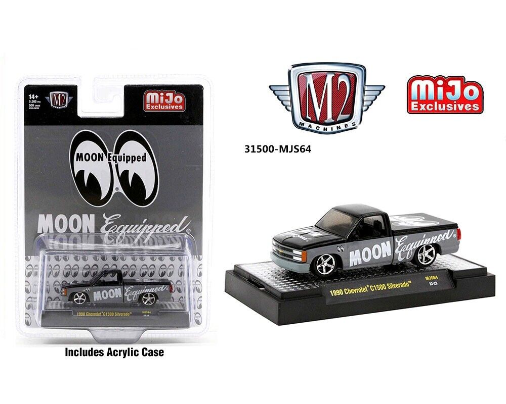 M2 Machines M&J Exc Auto Trucks MJS64 Moon '90 Chevy Silverado