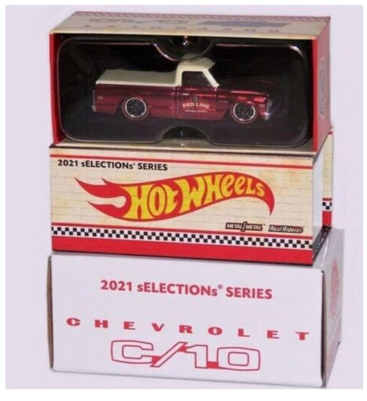 Hot Wheels - 2021 RLC Series 20 Selections Car - SEALED Red Chevrolet C/10