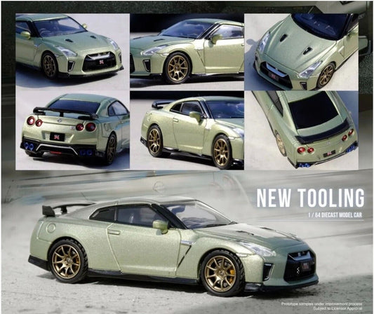 Nissan GT-R R35 T Spec Millennium Jade 1/64 - Inno64