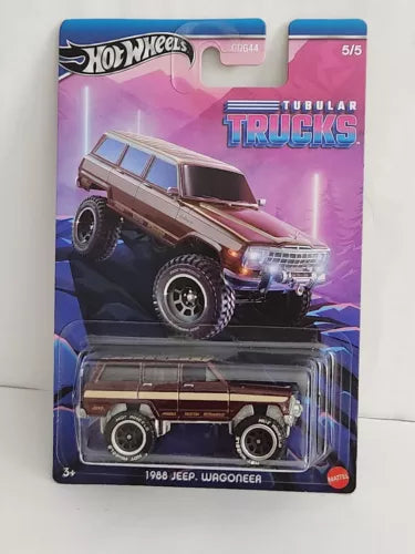 HOT WHEELS TUBULAR TRUCKS 88 JEEP WAGONEER DAMAGED