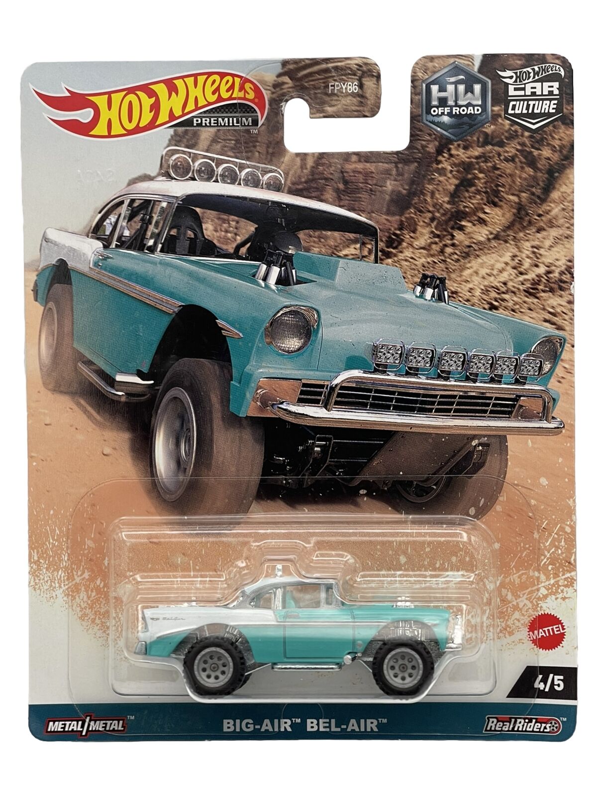 Hot Wheels Premium HW Off Road BIG AIR BEL AIR Car Culture - CREASED CARD