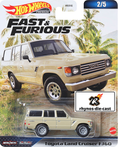 2023 Hot Wheels Fast & Furious Premium CHEVY TOYOTA LYKAN PLYMOUTH DODGE