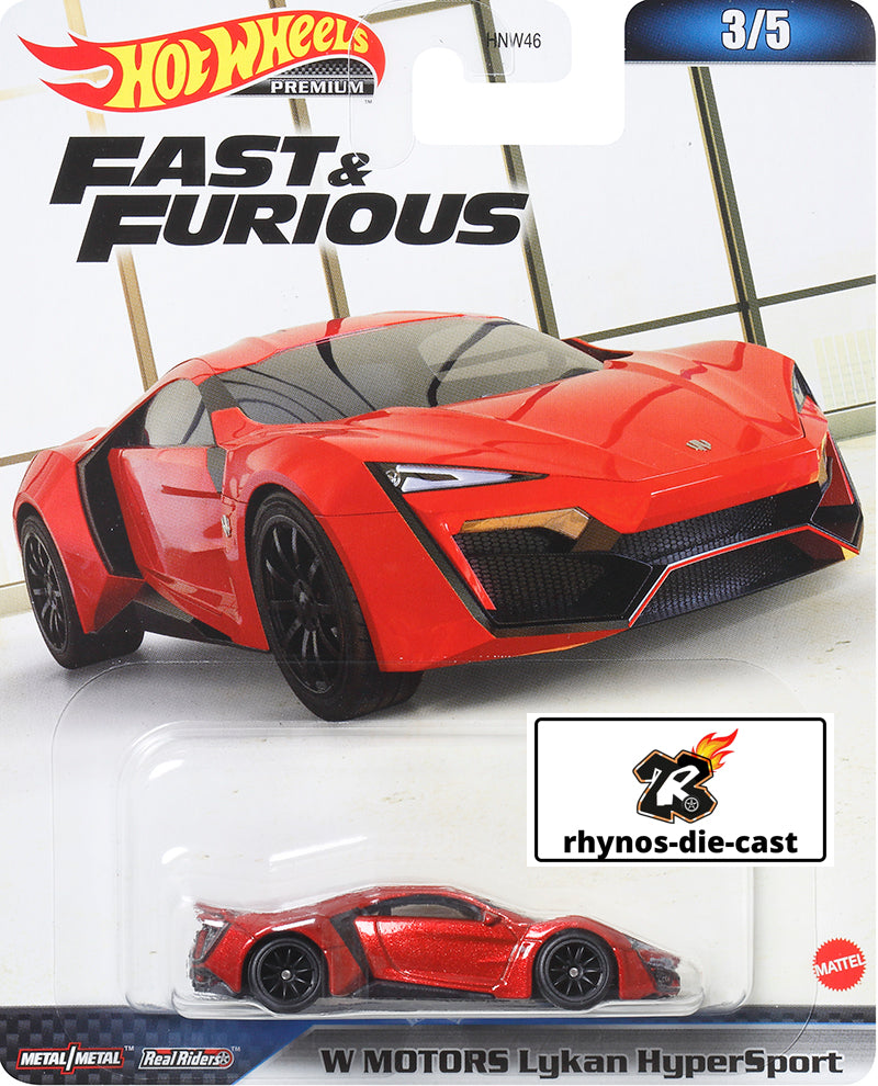 2023 Hot Wheels Fast & Furious Premium CHEVY TOYOTA LYKAN PLYMOUTH DODGE