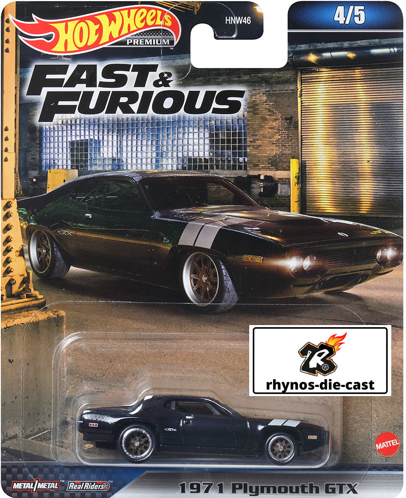 2023 Hot Wheels Fast & Furious Premium CHEVY TOYOTA LYKAN PLYMOUTH DODGE